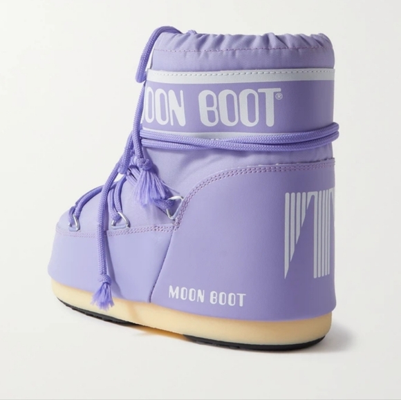 Moon Boot Purple Low Icon Snow Boot Moon Boots Lilac purple Snow Boots Short - Picture 6 of 17